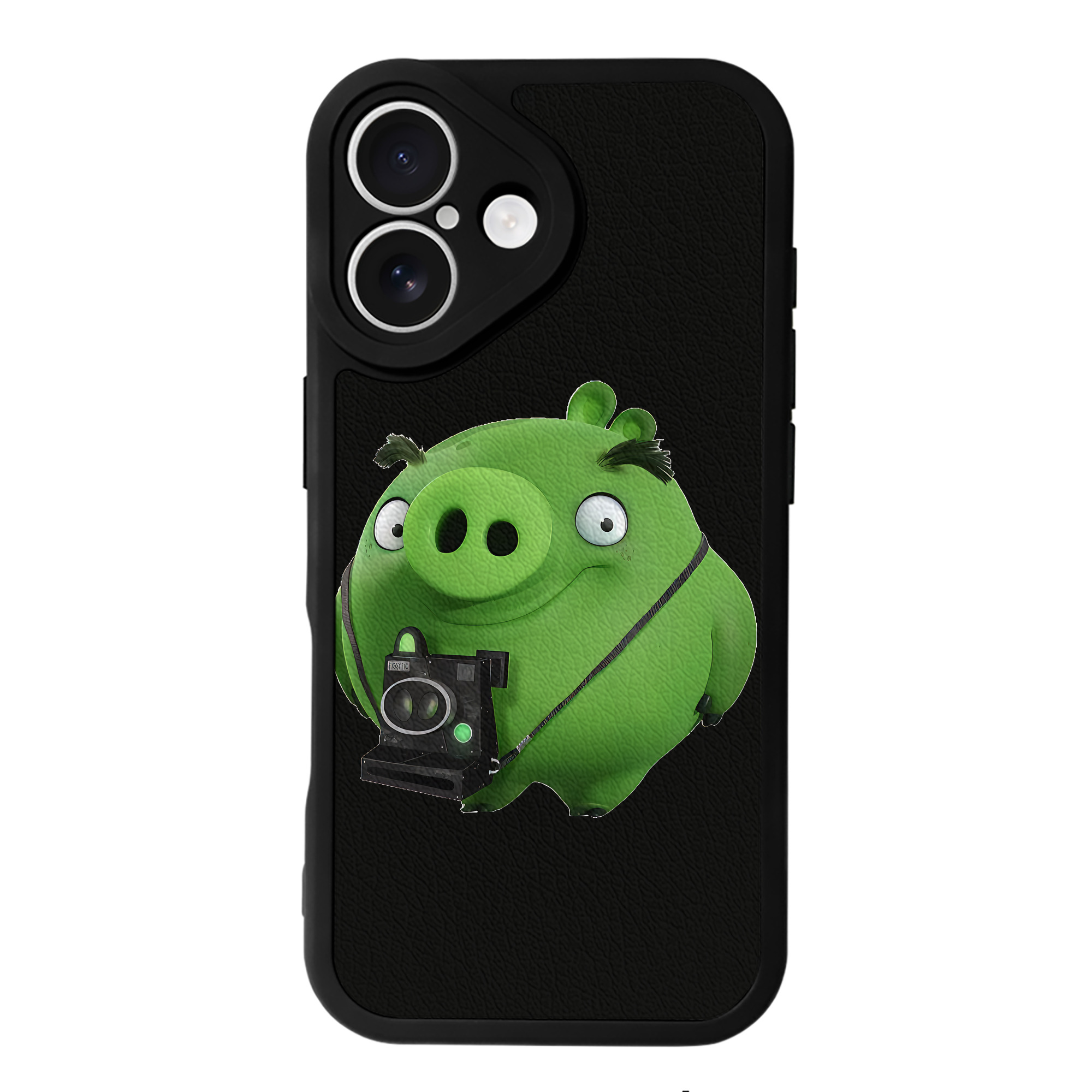 （画像用） Angry Birds アングリーバード 【iPhone 16シリーズ対応】シリコンスマホケース（レザー調） 材質：シリコン